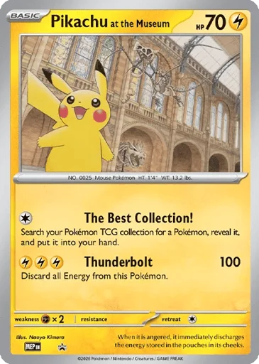 Pikachu at the Museum