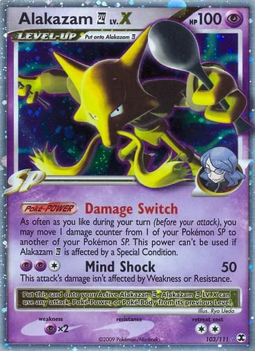 Alakazam E4 LV.X