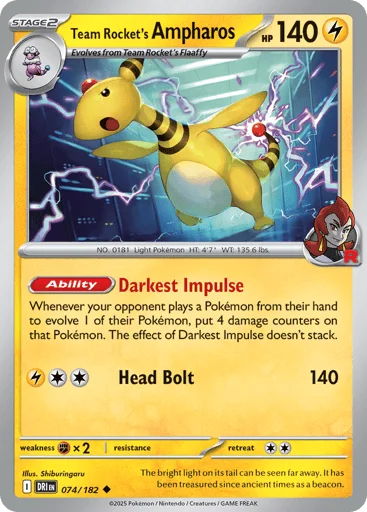 Team Rocket's Ampharos