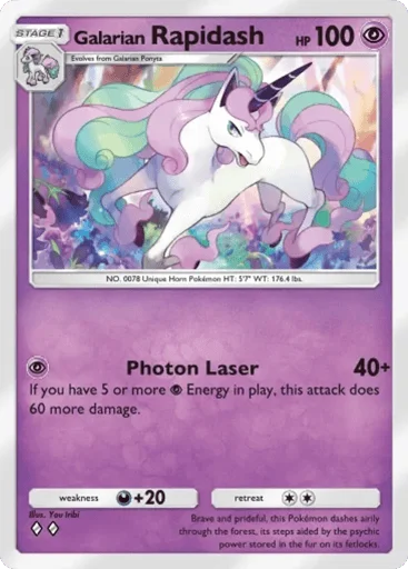 Galarian Rapidash