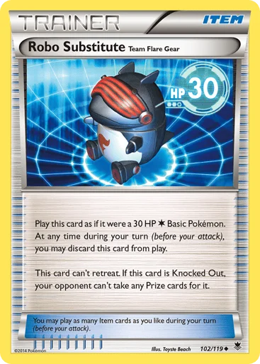 Robo Substitute Team Flare Gear